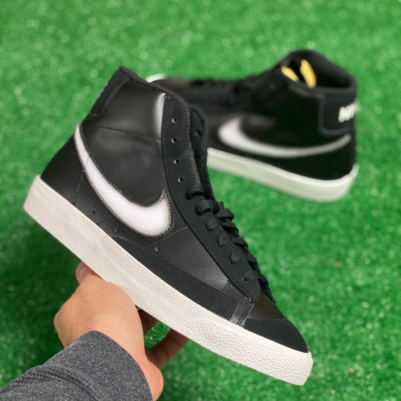 Nike Blazer Mid '77 VNTG NAS Mens Casual Shoes Black FD6924-001 NEW Multi Sz - Picture 1 of 7